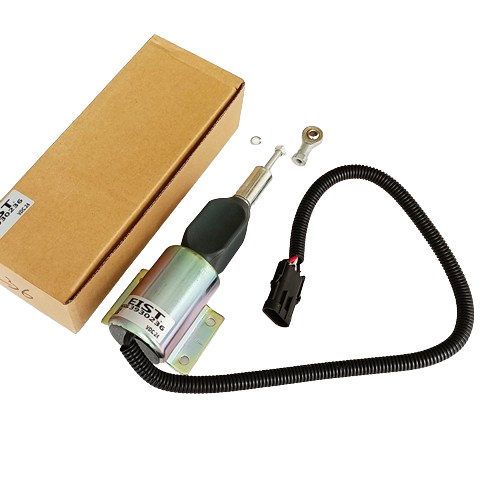 3930236 Fuel Pump Solenoid Machinery Cummins Engine 24V Fuel Solenoid Valve Dong Feng Truck 6C8.3 Diesel Engine Part