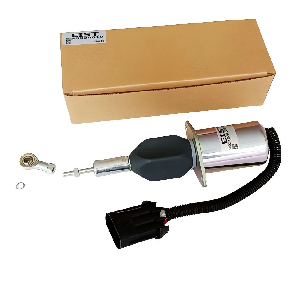 3939019 24V Fuel Shut Off Solenoid Valve Part Heavy Duty Equipment Part