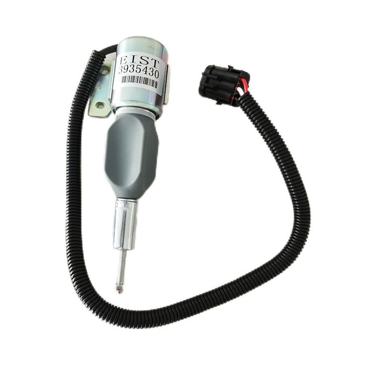 3935430 2868068 Flame Out Solenoid Valve 24V Cummins 6BT Construction Machinery Excavator Engine Parts