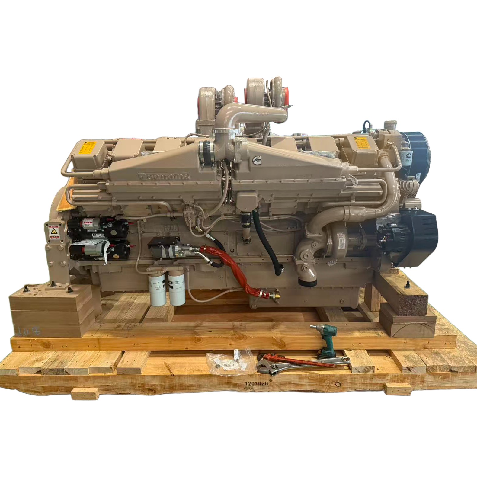 KTA50-C1600 BELAZ 75131 Mining Dump Truck Diesel Engine 12 Cylinder Engine Assy